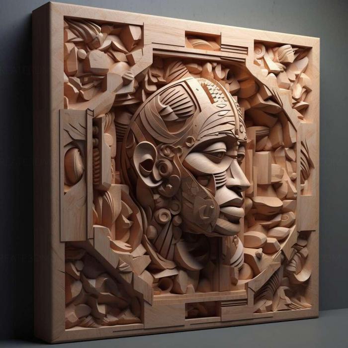 نموذج ثلاثي الأبعاد لآلة CNC 3D Art 